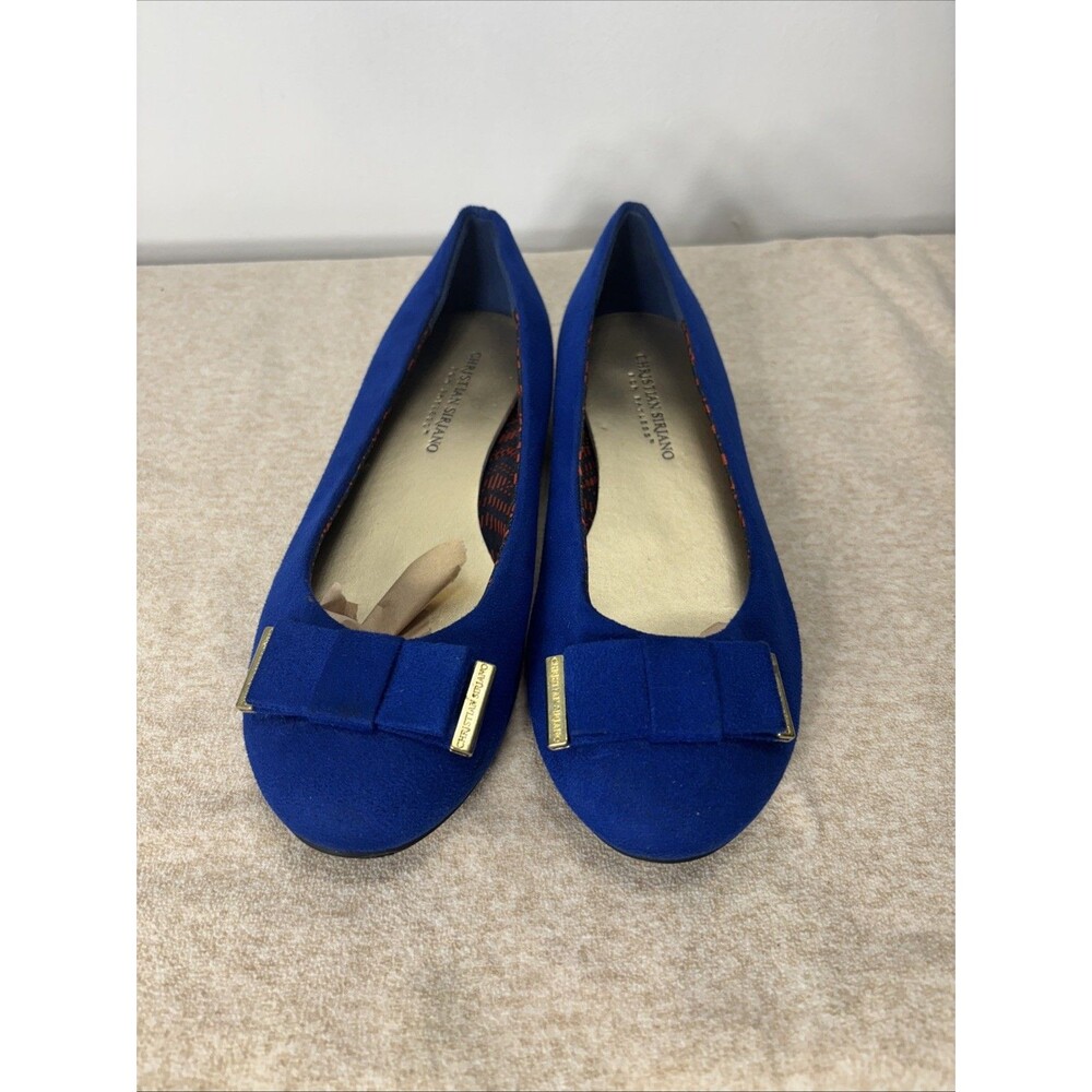 Christian  Siriano Womens Blue Flats Shoes Sz 7
